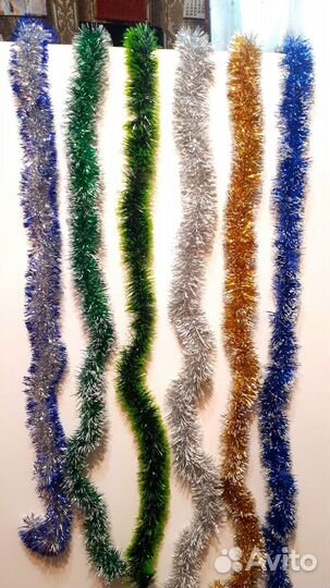 Мишура новогодняя