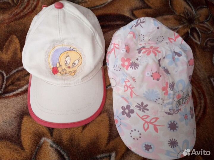 Кепки для девочки, размер 52 54