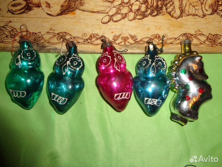 Елочные украшения СССР