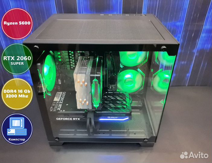 Сборки пк AMD5600-RTX2060SUP-16DDR4-BIZ9426835-A520