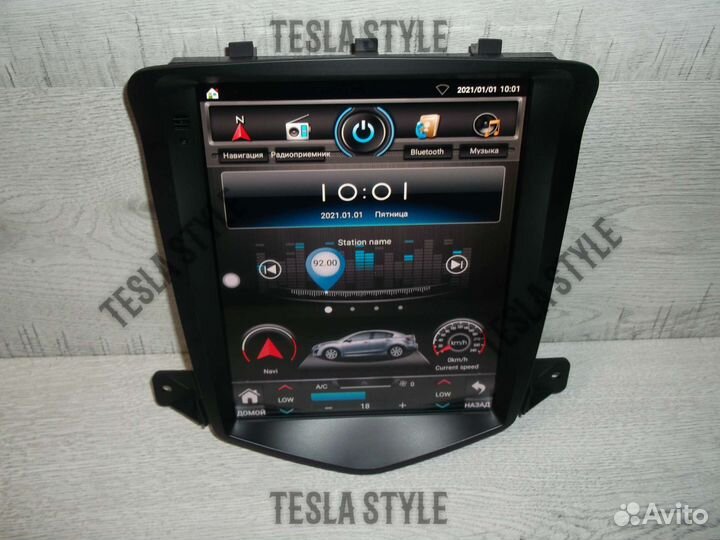 Магнитола Chevrolet Cruze Tesla Android GPS WiFi