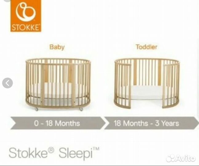 Детская кроватка stokke sleepi