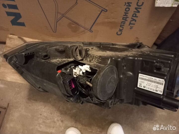 Передние фары на volkswagen polo седан