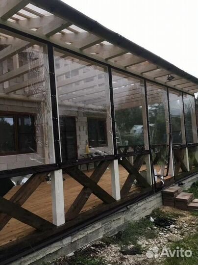 Мягкие окна для террасы