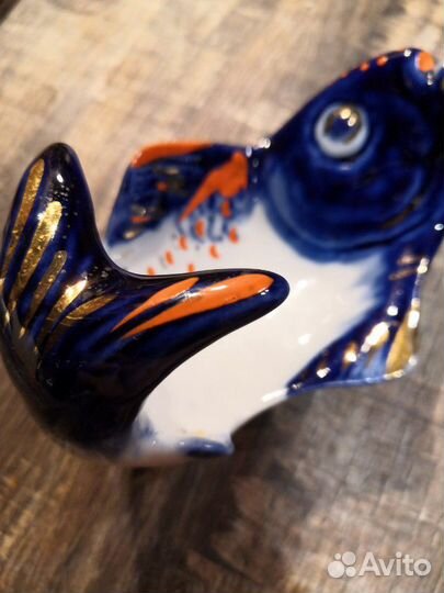 Пепельница / икорница Рыбка лфз