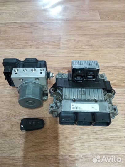 Блок управления двигателем и абс форд транзит