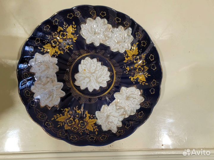 Блюдо сухарница cobalt