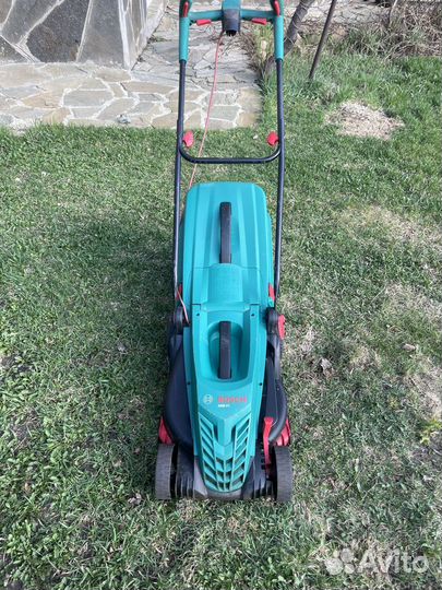 Газонокосилка электрическая bosch