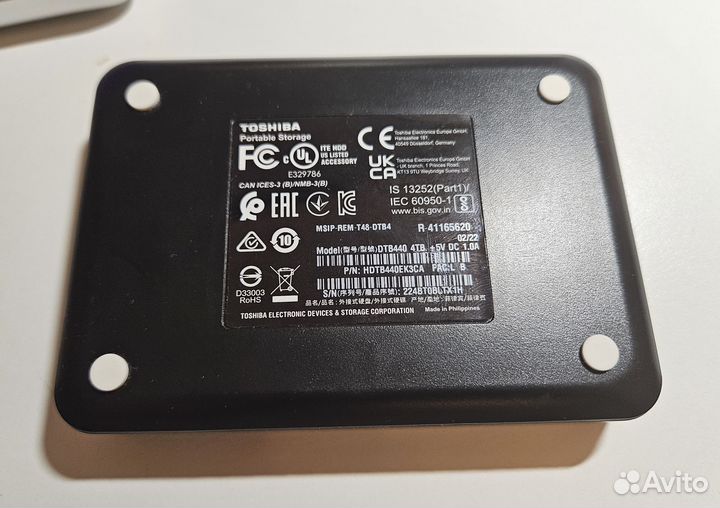 Внешний HDD USB 3.0 Toshiba 4TB