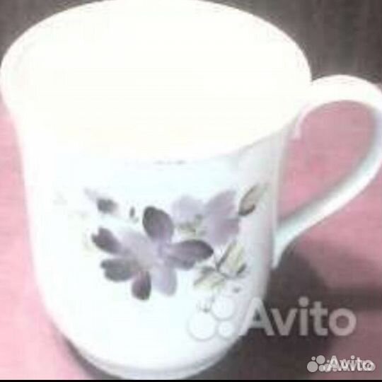 Чайный сервиз СССР с фиалками