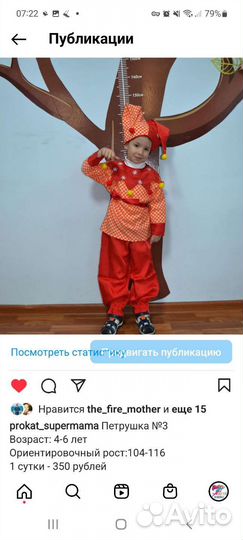 Прокат карнавальных костюмов, костюм грибочка