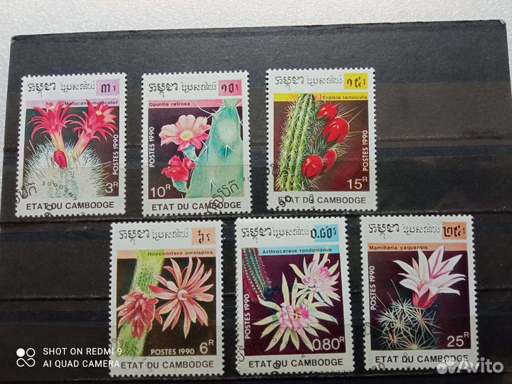 Марки на тему флора