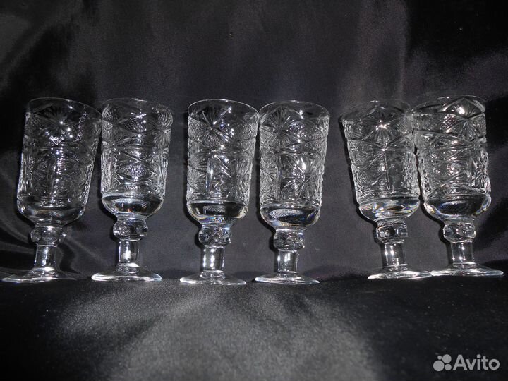 Комплект миниатюрных и редких рюмочек СССР-40 мл