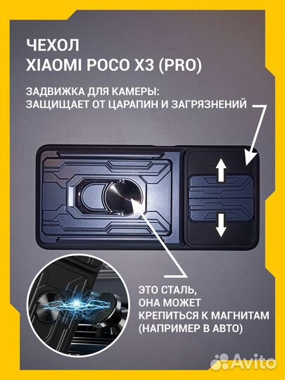 Чехол Xiaomi Poco X3 (Pro)