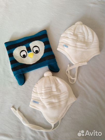 Детские шапочки до года