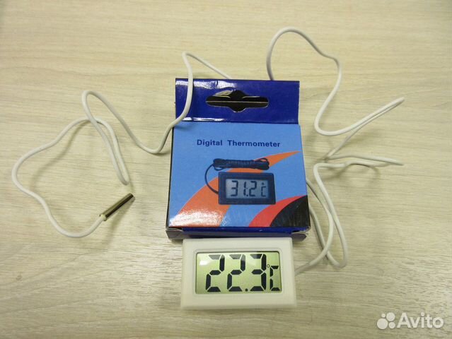 Цифровой термометр с ЖК экраном, выносной датчик объявление продам