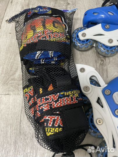 Ролики как новые + защита