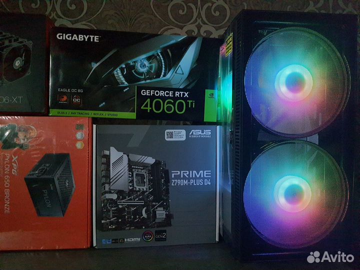 Новые Core i5 13490F/12600KF+RTX4060Ti+32GB+SSD1TB