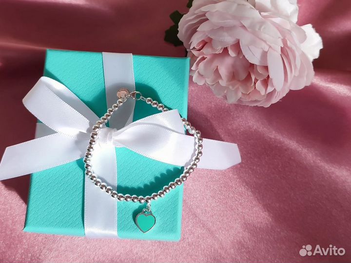 Тиффани браслет с сердцем Tiffany