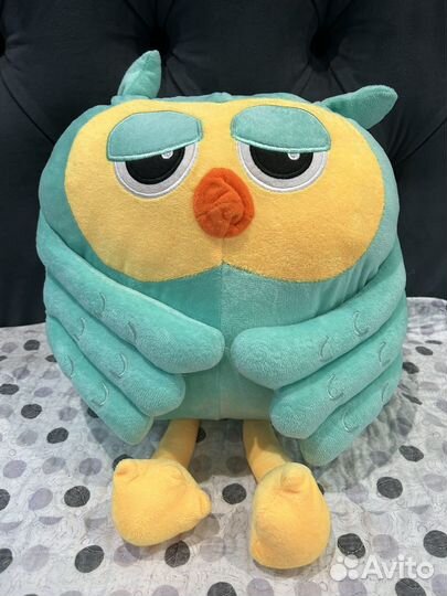 Мягкая игрушка сова с пледом