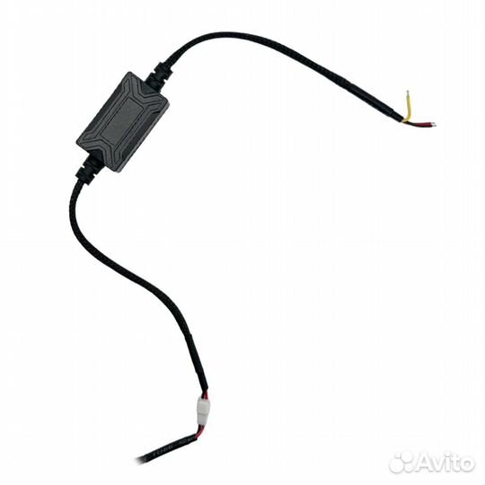 Бленда (маска) для линз с DRL Белый цвет L-образна