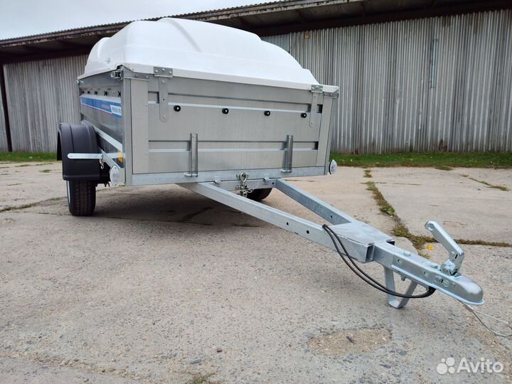 Прицеп 2,25х1,3х0,5 оцинкованный с крышкой