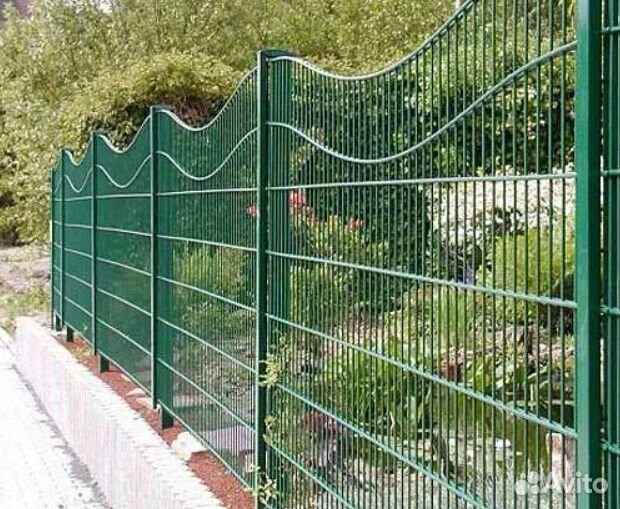 Забор из 3D сетки качественно качественно