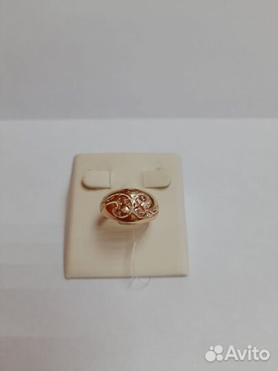 Золотое кольцо 585 пробы Акд595-3571