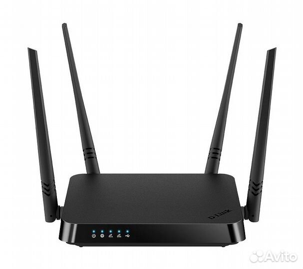 Wi-Fi роутер D-Link DIR-825/RU/I1A, черный