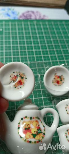 Аксессуары для кукол Барби,посуда в кукольный дом