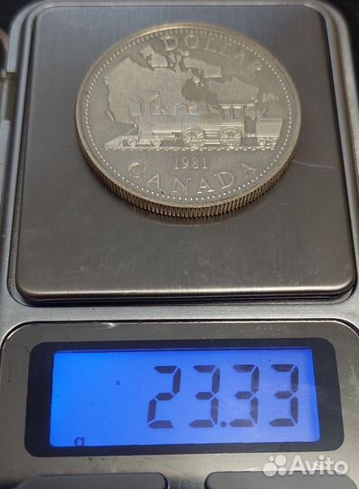 Монеты 1 доллар Канада коллекционные (серебро)