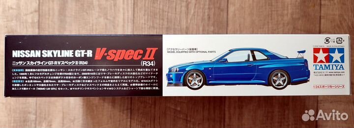 Nissan Skyline GT-R34 V Spec II (1/24 Tamiya)