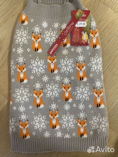 Новогодний свитер для собак и кошек, новый