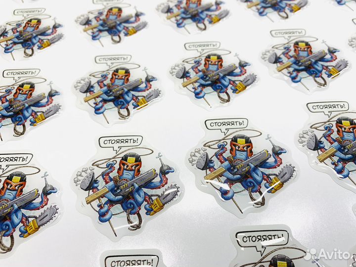 Объемная наклейки на телефон