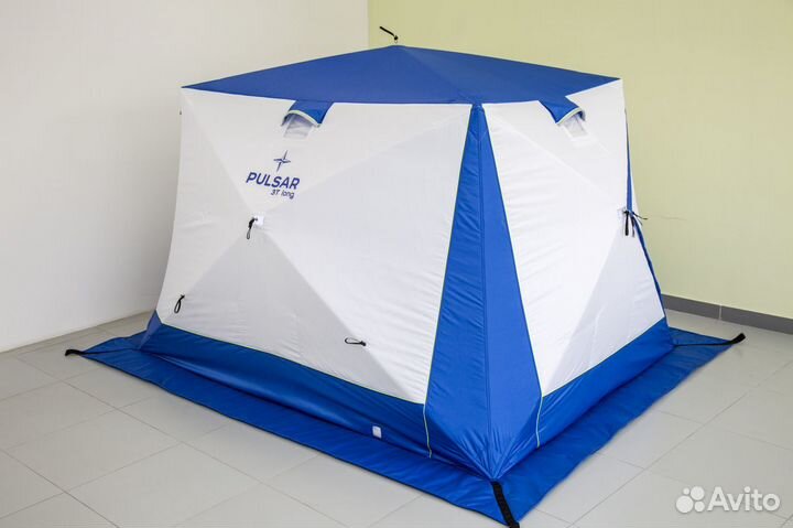Палатка зимняя pulsar 3т лонг с эва полом