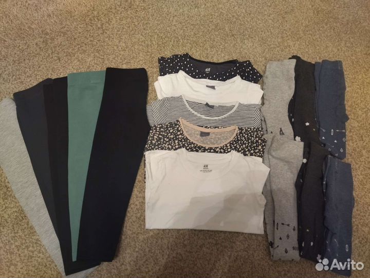 Вещи пакетом на девочку Next, H&М