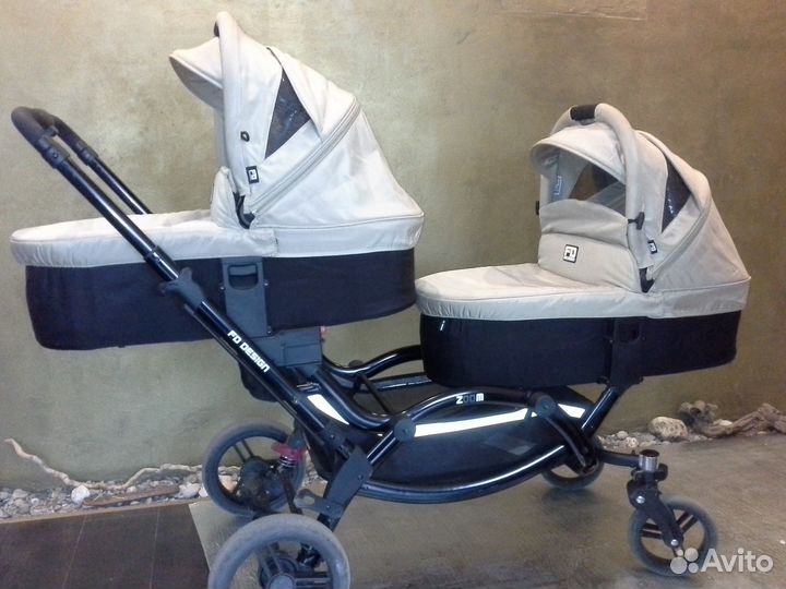 Коляска для двойни FD-Design Zoom 2 в 1