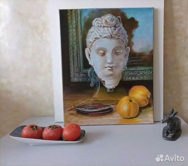 Картина маслом на холсте мысли