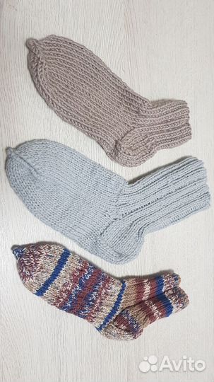 Носки теплые шерстяные