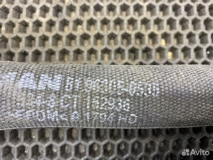 Патрубок отопителя Man TGX