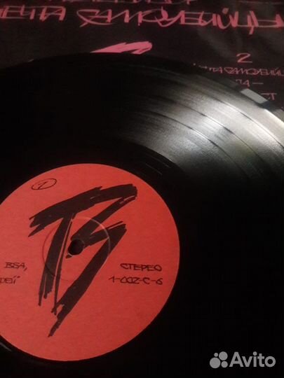 Виниловая пластинка группы Телевизор