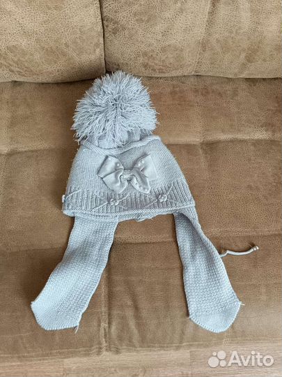Шапка для девочки зимняя