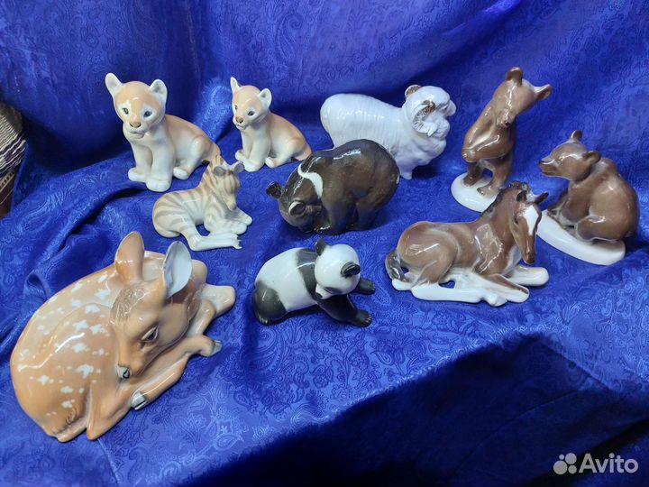 Фарфоровые статуэтки лфз, дулево