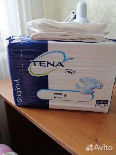 Памперсы для взрослых размер m по 30 штук