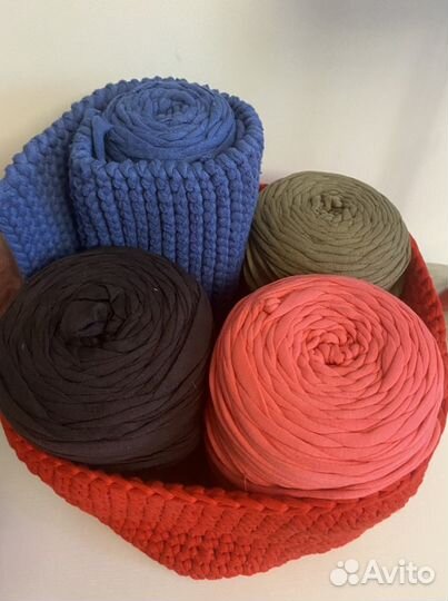 Трикотажная пряжа почти 3кг