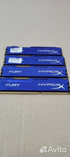 Оперативная память Hyperx fury 4 гб