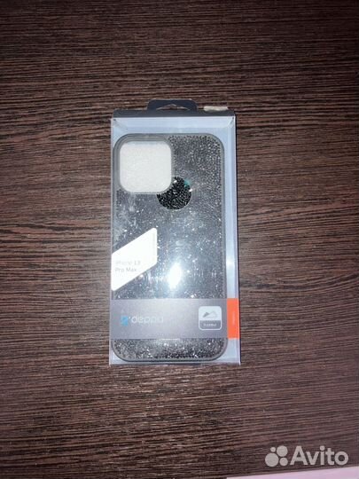 Чехол на iPhone 13 pro max MagSafe и swarovski