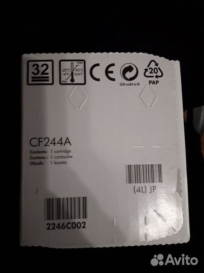 Картридж HP 44A Оригинал