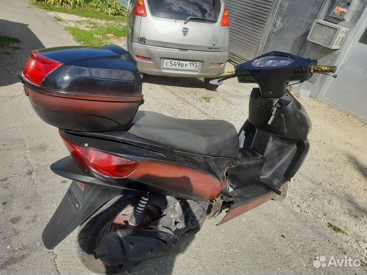 150 кубов, большай удобный надежный