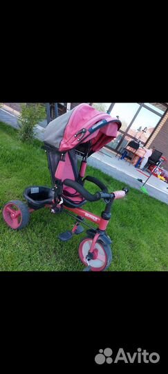 Детский велосипед с ручкой бу